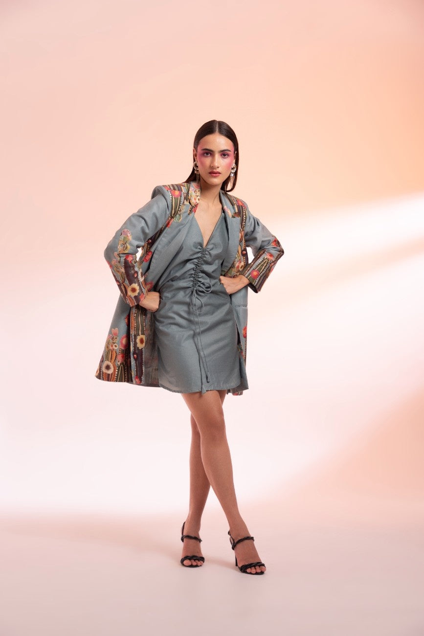 succulents cactus paris Les Succulents Paris Jacket Dress – Miku Kumar
