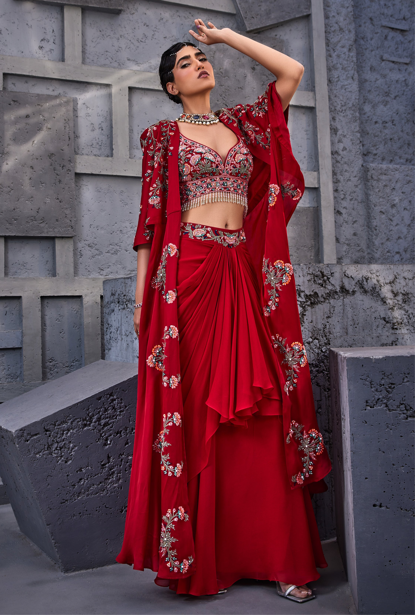 LAALSA INDOWESTERN CAPE SET