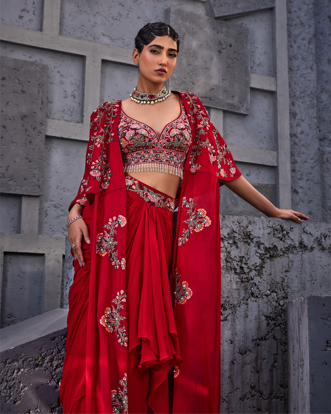 LAALSA INDOWESTERN CAPE SET