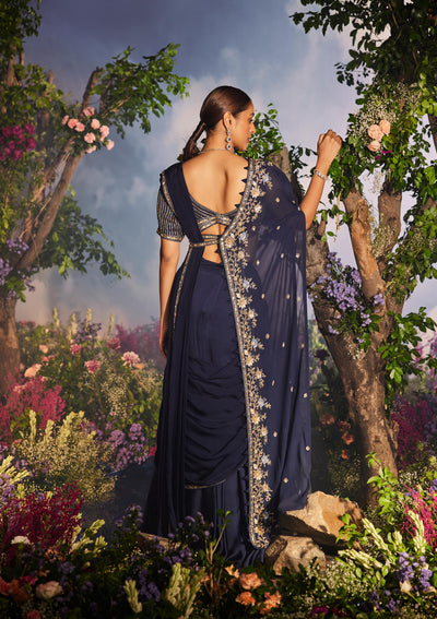 LAVANYA CAPE DRAPE SAREE