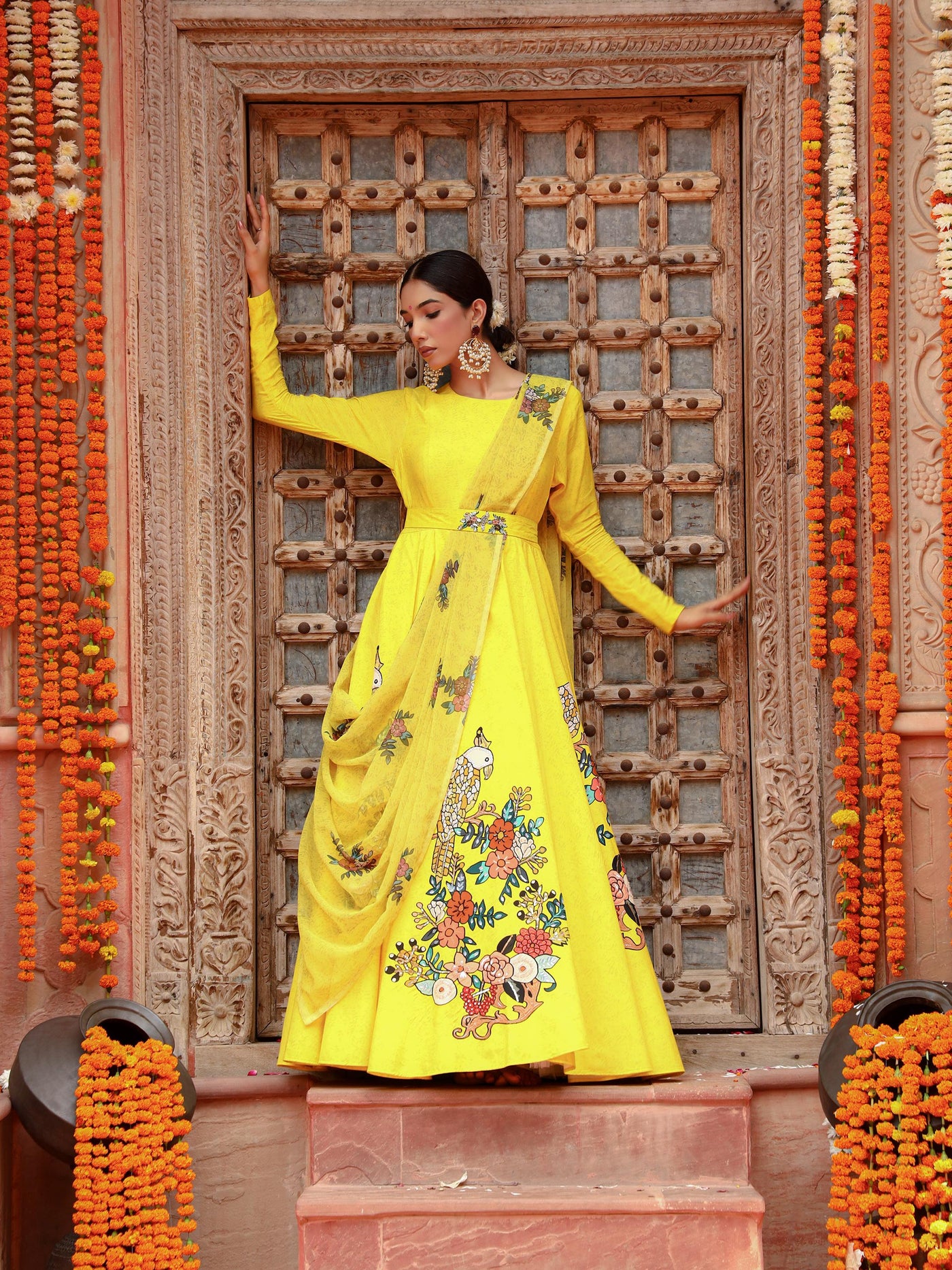 SAIBA DRAPE ANARKALI SET