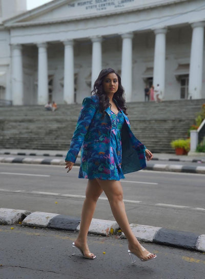 Janice Sequeira in La Villette Paris Jacket Dress